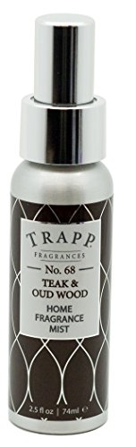 Trapp Candles Home Fragrance Mist, No. 68 Teak & Oud Wood, 2.5-Ounce