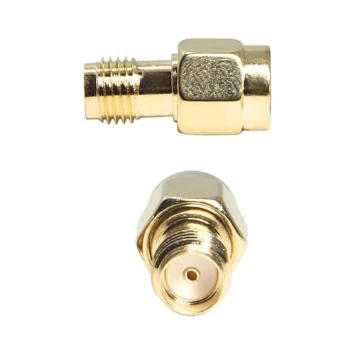 Image of 2PCS coaxial Coax Adapter SMA Female to RP-SMA Male