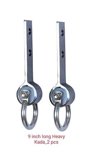 Image of Stainless Steel Bearing Swing Heavy Duty Hooks for Hanging and Hanging Hooks with Anchor Bolt[ Pack of 2] Weight Capacity 1000 Kg [Long Life and Non-Rustic].