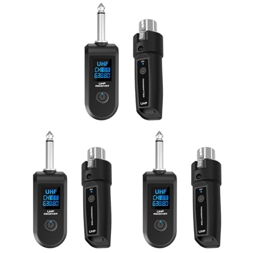 Kit sans fil XLR UHF récepteur émetteur pour mélangeur audio et micro dynamique