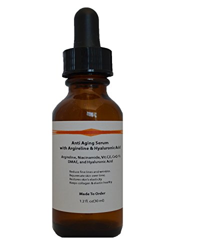 Argireline Anti Aging Serum with Niacinamide Vitamin B3, Vitamin C, Vitamin E, CoQ-10