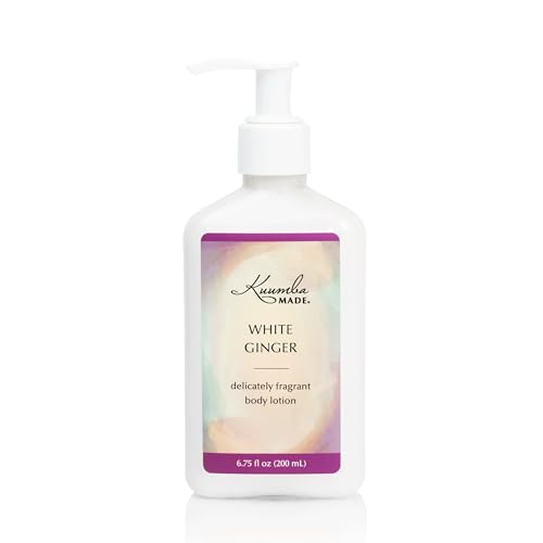 Kuumba Made White Ginger Body Lotion, Hydrating Moisturizer, Vegan, 6.75 Oz image 4