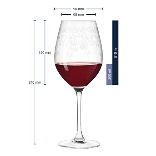 Weingläser Leonardo Chateau Rotwein 6er Set, spülmaschinenfest