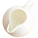 Pichet à lait et café : conception spéciale du bec verseur, ce pichet est destiné à servir du lait, de , une assiette à salade, du sirop d'érable chaud, du beurre chaud, un pichet à crème de café