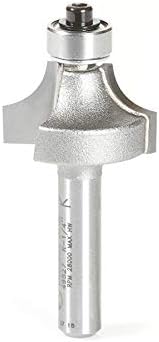 Amana Tool - 49527 Carbide Tipped Corner Round 1/4 Radius x 7/8 Dia x 1/2 x 1/4" Shank