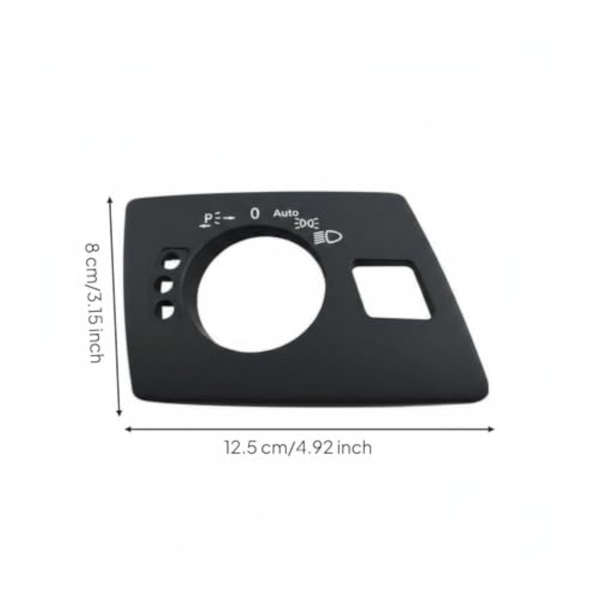 Headlight Switch Cover Plate Printed White Markings