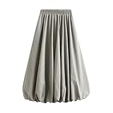 YIMAISZQ Jupe Longue Femme Joupes Longues De La Mode c Taille Unique