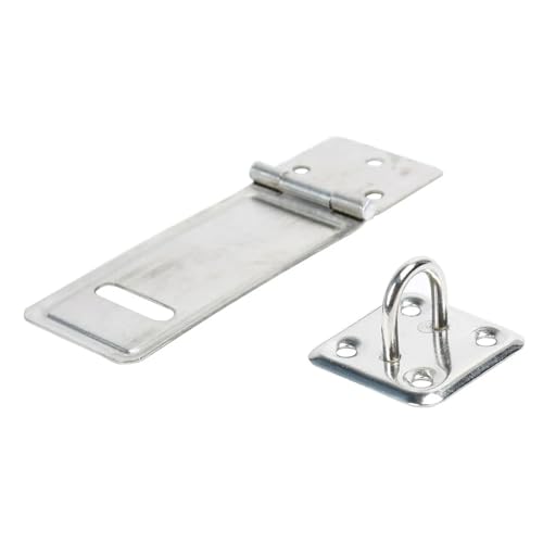 USOHJZ Candado De Puerta Hasp 4 Pcs Door Padlock Hasp Stainless Steel Door Lock Latch Catch Bolt Hasp Staple