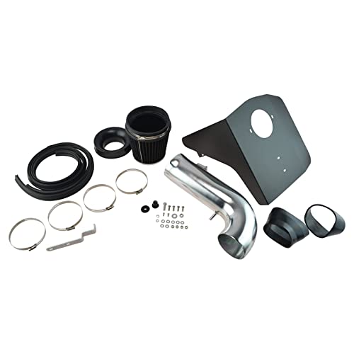 Performance Cold Air Intake CAI Heat Shield Black Filter for Chevy Camaro V8 6.2