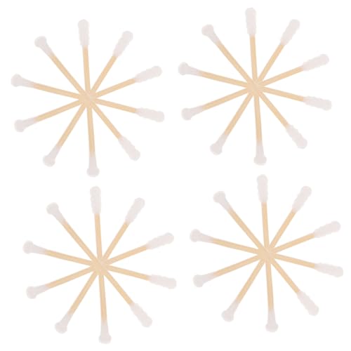 OSOLADY 100 Pack Disposable Baby Cotton Sticks Toddler Cotton Swabs Stick for Cleaning Home Baby Care