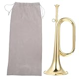 Trompette en laiton : elle est fabriquée à partir de matériaux en laiton de haute qualité, durables et, clairon de fanfare scolaire