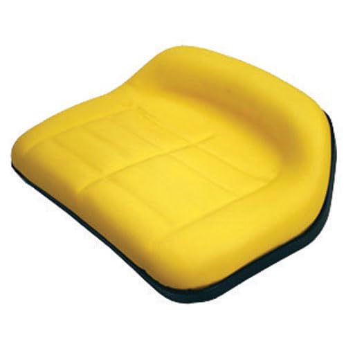 Medium Back Seat Vinyl Yellow fits John Deere F510 GX70 GX75 GX95 RX63 RX73 RX75 RX95 STX30 STX38 SX75 SX95 56 57 65 66 68 100 108 111 111H 112L 116 116H 130 160 165 170 175 180 185 112 160 TY15862