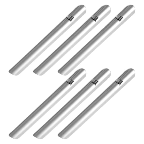 DIYEAH Set 6 Raschietti in Acciaio per Rimuovere Briciole da Tavolo, Spazzatrici Manuali per Camerieri, Adatti a Ristoranti e Ambienti Domestici, Manico Ergonomico per Uso Facile