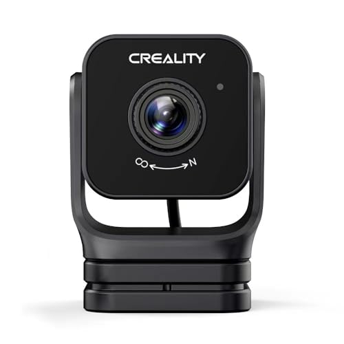Yoholda Câmera de impressora 3D para Creality Sonic Pad/Nebula Pad/Ender-3 V3 KE/CR-X, monitoramento em tempo real, filmagem em lapso de tempo, detecção de espaguete, foco manual
