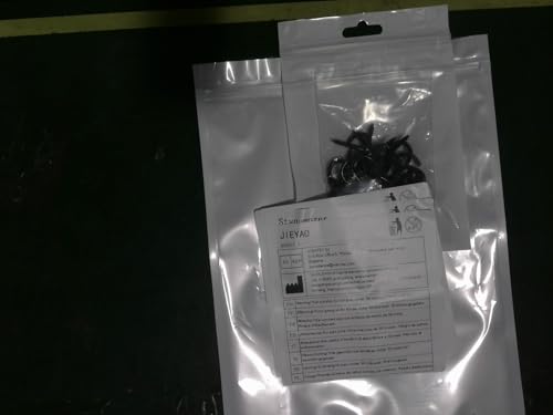 Jieyao 600472_1_B6X4XNIF Black Ceiling Screw Hooks, 25 Pcs Heavy Duty Cup Hooks, 1.57 Inch Large Carbon Steel Hook Screws Screw-In Ring Screws Multi-Function Wall Hooks thumb #7