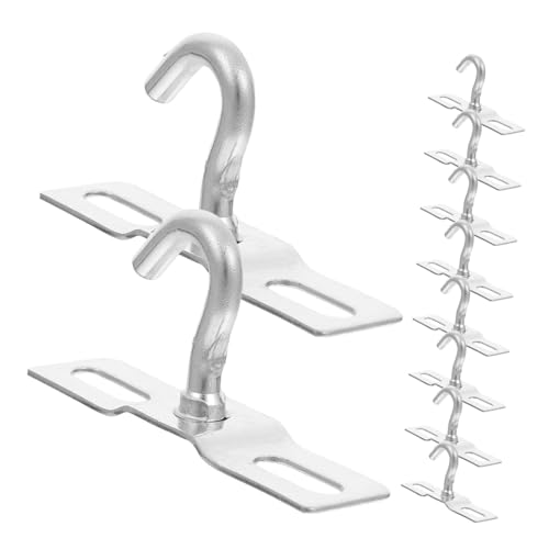 OSALADI Flat Lighting Hook Metal Ceiling Hooks for Hanging for Drywall Plant Bracket