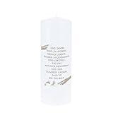 DOLORINO Trauerkerze 'Und immer sind da Spuren'