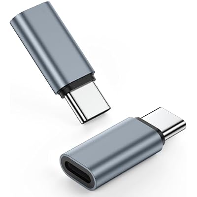 Lightning to USB C Adapter 2 Pack for iPhone 17 Air 16 16e 15 Pro Max Plus, i Pad, Galaxy - NOT for Earphones/Microphone/Flash Drive/iPencil, USB-C to Lightning Adapter ONLY for Charging/Data Sync