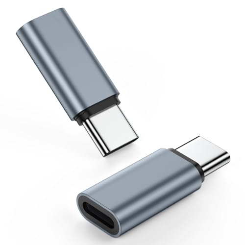 Lightning to USB C Adapter 2 Pack for iPhone 17 Air 16 16e 15 Pro Max Plus i Pad Galaxy - NOT for Earphones/Microphone/Flash Drive/iPencil USB-C to Lightning Adapter ONLY for Charging/Data Sync