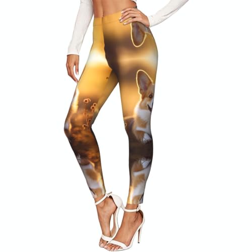Leggings de corgi para mujer ideales para tus rutinas de gimnasio y caminatas diarias