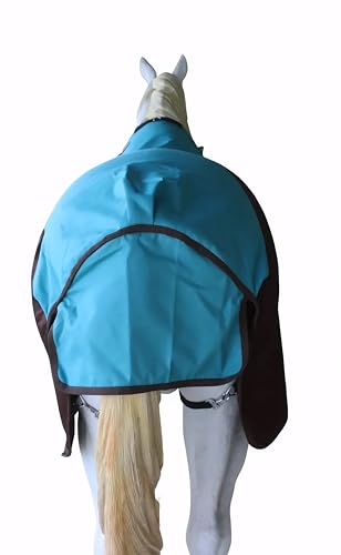 Image of 1200D Horse Turnout Blanket Waterproof, Breathable, Heavy-Weight Winter Blanket with 300g Fill, Ripstop Outer Shell