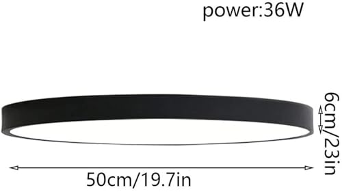 Plafonnier LED rond 30cm rose intensité variable pour chambre