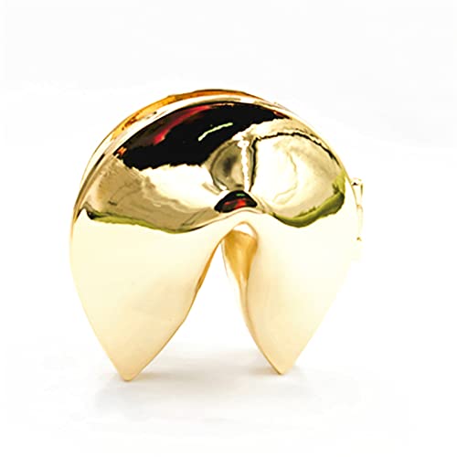 Ya.x Custom Personalized Metal Fortune Cookie Box for Weddings, Contains Your Personalized Fortune Cookie Paper Message, Great Gift For Couples, Metallic Gifts & Keepsake (5.2cm*5.2cm) - Image 4