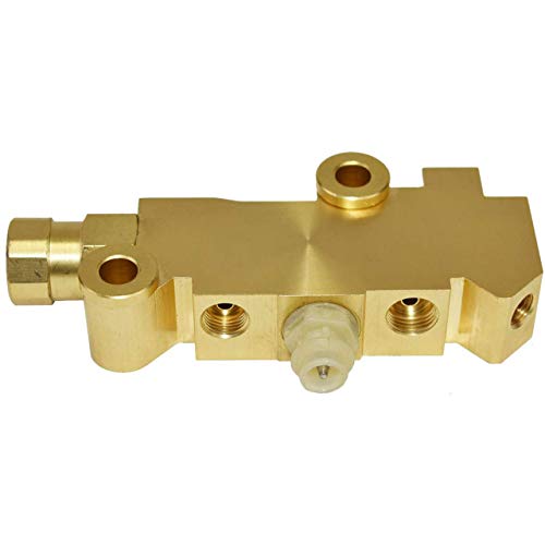 A-Team Performance - Combination-Proportioning Valve, Pv4 172-1361 Pv71 Heavy Brass Finish Heavy Duty For Disc/Disc Brakes - Compatible With Ford, Chevy, Mopar #TOP6