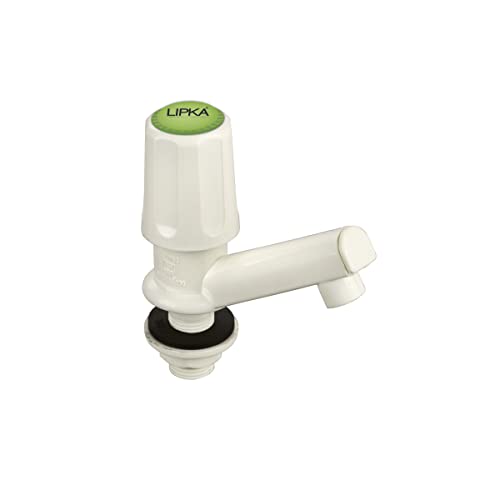 Image of LIPKA Royal Pillar Cock Faucet | PTMT Water Tap |Ivory Color|