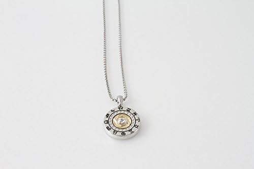 Swarovski stone and Crystal pendent with 19" chain (Platinum coating coin material)