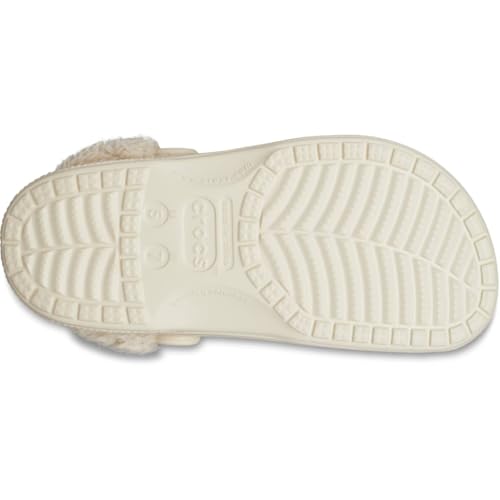 Image of Crocs Unisex Adult Baya Lined Fuzz Strap Clogs