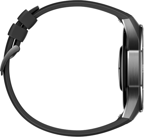 Montre connectée Huawei Watch GT 5 Pro 46 mm titane avec bracelet en fluoroélastomère Noir