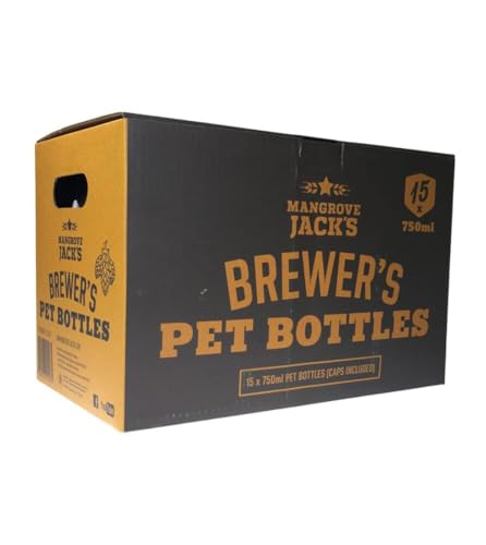 15 x 740ml PET Screw Cap Bottles - Includes Caps Home Brew