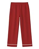 LANKMEI Girl's Pajama Pants Sleepwear Soft Fashion Lounge PJ Bottoms with Pockets, Red, 11-12 Years = Tag 160