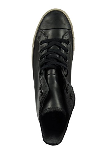 Image of Converse Adult Rubber Chuck Taylor All Star Shoes, Size: 11.5 D(M) US Mens / 13.5 B(M) US Womens, Color: Black /Black /Papyrus, Black, 13.5 Women /11.5 Men