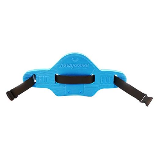 AquaJogger - Fit Belt Blue - Builds Core Strength, Effortless Aquatic Workouts, Comfortable Design - Ideal for Deep Water Running, Physical Therapy Rehabilitation, and Cardio Exercise