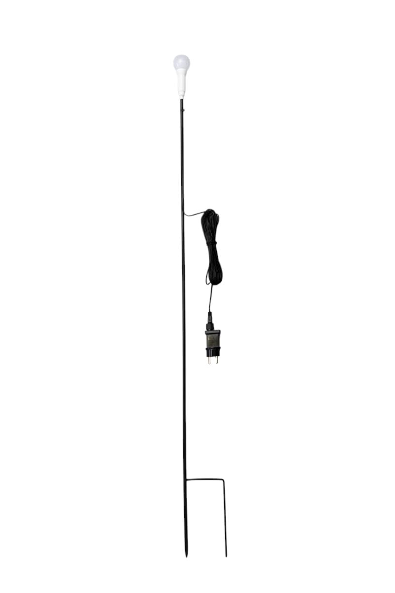 ZICOM LED Dekostern Weihnachtsstern Stern mit 18 Zacken wetterfest, gelb 55cm mit Bodenständer für Weihnachten, Hochzeiten, Party, Dekoration, Geschenkidee, 230V 50Hz, LxBxH 55x55x120cm