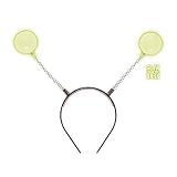 Widmann 8014F - Haarreifen, mit Neon Antennen, Haarschmuck, Außerirdische, Karneval, Mottoparty
