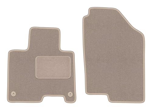 Alfombrillas de terciopelo premium color beige para Kia Sportage V