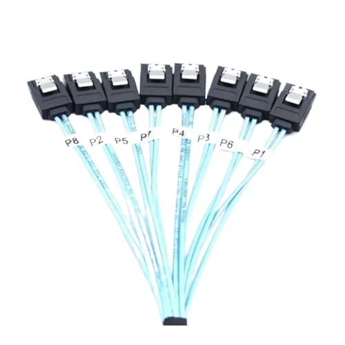Cable SATA profesional 90° 7Pin 6Gbps para NAS miniatura 6