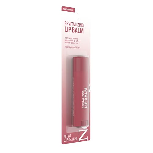 Kenvue Neutrogena Revitalizing Tinted Lip Balm Broad Spectrum SPF 20 Sunscreen, Moisturizing Lip Balm with a Sheer Tint for Softer, Smoother, Healthier-Looking Lips, Sheer Sunny Berry 30, .15 oz