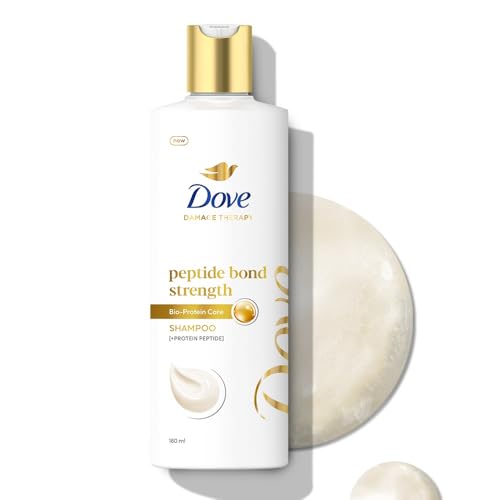 Peptide Bond Strength Shampoo for Dry & Damaged Hair - 180 ml | Enriched with PROTEIN PEPTIDES | Reconstructs broken Bonds for 20X Stronger Hair