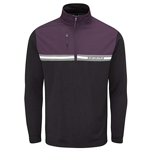 Suéter de golf térmico Stuburt Flortton midlayer técnico a prueba de viento