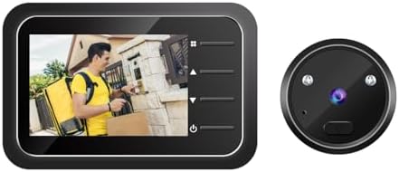 2.4 Inch Video Doorbell, LCD Screen, Smart Camera with Doorbell f...