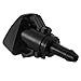 Pisvnovy 2PCS Car Front Windshield Washer Nozzle Sprayer Jet Replacement for Chrysler, Dodge, Jeep, Ram - Replaces OEM: 4805742AB 4805742AC 5113049AA 55077460AA 5303833AA
