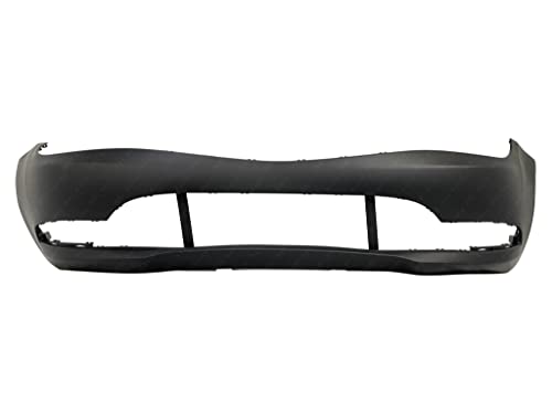 BUMPERS THAT DELIVER - Primered, Front Bumper Cover Fascia for 2015 2016 2017 Chrysler 200 Sedan 15 16 17, CH1000A15