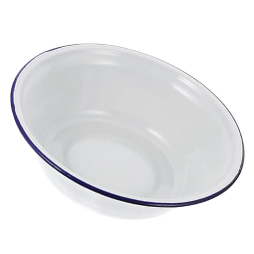 NAMOARLY Enamelware Baking Pan Pie Plate Classic Design Deep Oven Safe Multi-purpose