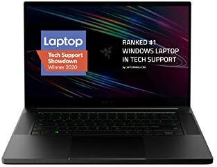 Razer Blade 15 Base Gaming Laptop 2020: Intel Core i7-10750H 6-Core, NVIDIA GeForce RTX 2070 Max-Q, 15.6" 4K OLED, 16GB RAM, 512GB SSD, CNC Aluminum, Chroma RGB, Thunderbolt 3, Creator Ready, Black