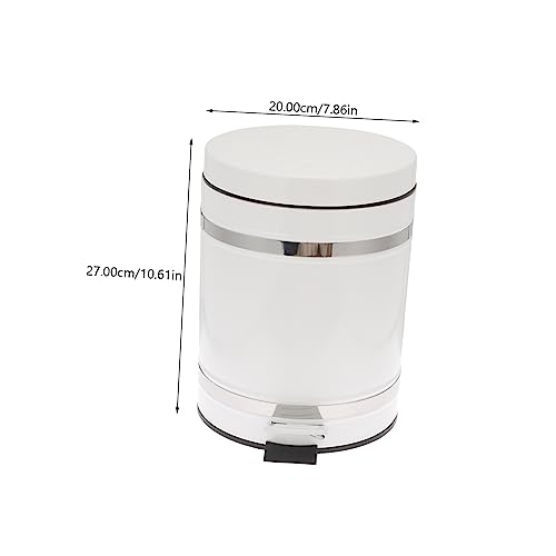 Caneca con pedal resistente de hierro para baño miniatura 2