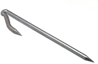 10 x Drive in LINE SECURING Hooks 150MM Heavy Duty BZP Rust Proof Steel